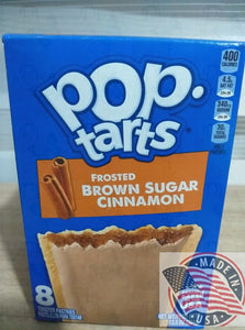 Pop Tarts frosted Brown Sugar Cinnamon 8 toaster pastries 13.5 oz(384g) U.S.A