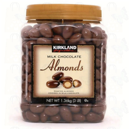 Kirkland Signature Milk Chocolate Roasted Almonds, 1.36kg (3lb)