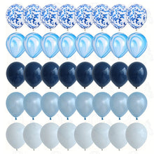 Load image into Gallery viewer, 40 Pcs Balloons Set Agate Marble Balloons With Confetti Balloons
