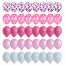 Load image into Gallery viewer, 40 Pcs Balloons Set Agate Marble Balloons With Confetti Balloons
