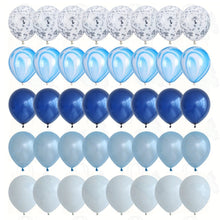 Load image into Gallery viewer, 40 Pcs Balloons Set Agate Marble Balloons With Confetti Balloons
