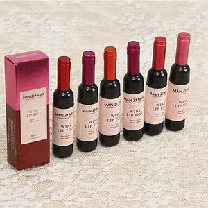 Wine Red Korean Style Lip Tint Baby Pink Lip For Women