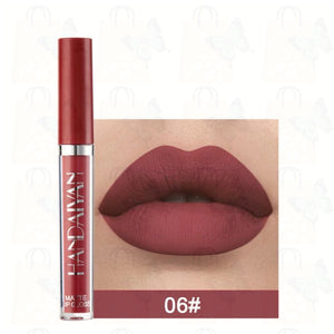 Fashion 12 Colors Waterproof Matte Nude Lipstick Lip Pigment