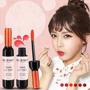 Wine Red Korean Style Lip Tint Baby Pink Lip For Women