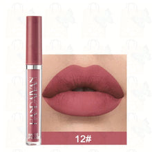 Load image into Gallery viewer, Fashion 12 Colors Waterproof Matte Nude Lipstick Lip Pigment
