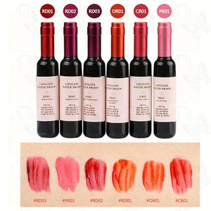 Wine Red Korean Style Lip Tint Baby Pink Lip For Women