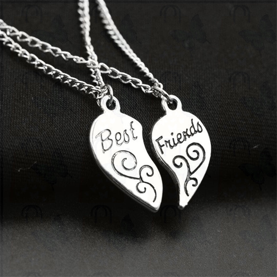 Mother Daughter Necklace Jewelry Zinc Alloy Best Friends  Necklace For Women