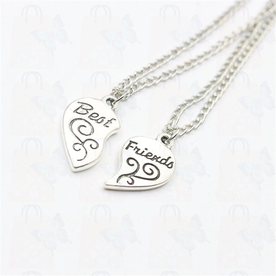 Mother Daughter Necklace Jewelry Zinc Alloy Best Friends  Necklace For Women