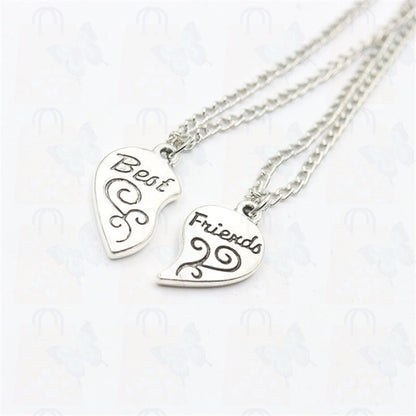 Mother Daughter Necklace Jewelry Zinc Alloy Best Friends  Necklace For Women