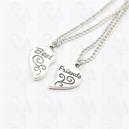 Mother Daughter Necklace Jewelry Zinc Alloy Best Friends  Necklace For Women