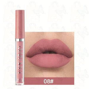 Fashion 12 Colors Waterproof Matte Nude Lipstick Lip Pigment