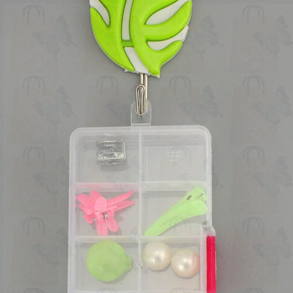 10 Grid Plastic Transparent Storage Box Jewelry Manicure Container