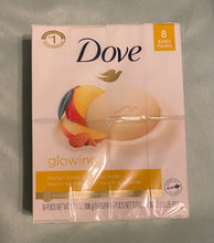 Load image into Gallery viewer, Dove Beauty Bar Glowing Mango Butter and Almond Butter 8 Bar Soap
