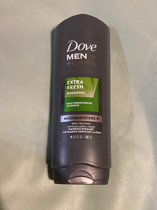 Dove Men+Care Extra Fresh Micromoisture Face - Body Wash 532ml