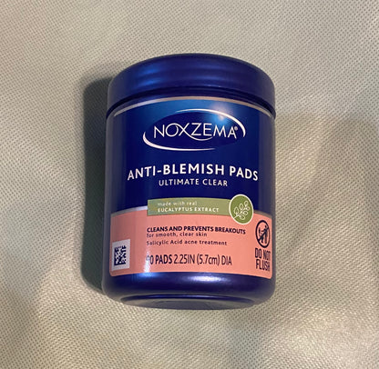 Noxzema Anti-blemish Pads Made With Real Eucalyptus Extract 90 Pads 5.7cm