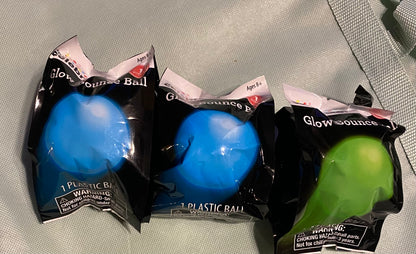 Glow Bounce 1 Plastic Ball Toys Age 8+