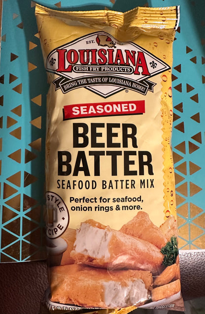 Louisiana Fish Fry Products Seasoned Beer Batter Mix 8.5oz
