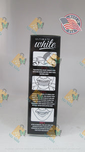 Ultimate White Whitening Dental Strips infused w/activated charcoal 6 strips