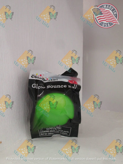 Glow Bounce 1 Plastic Ball Toys Age 8+
