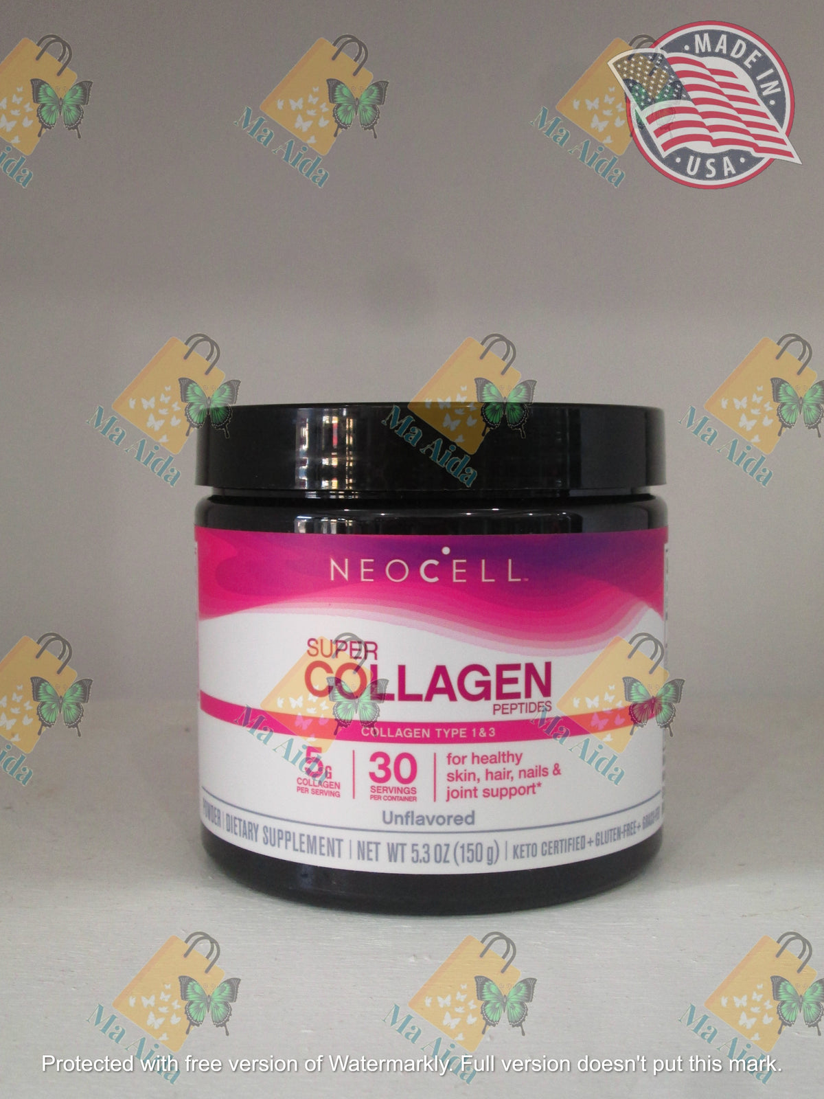 NeoCell Super Collagen Peptides,Unflavored, 5.3 Ounces(150g)