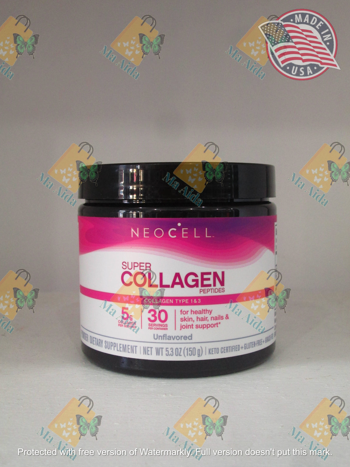 NeoCell Super Collagen Peptides,Unflavored, 5.3 Ounces(150g)