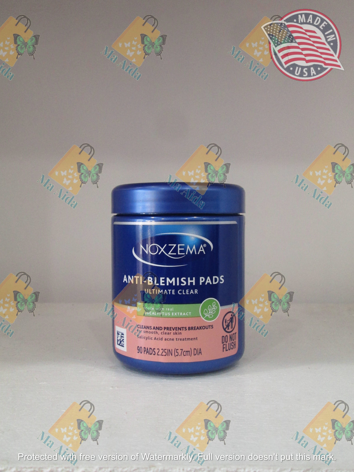 Noxzema Anti-blemish Pads Made With Real Eucalyptus Extract 90 Pads 5.7cm