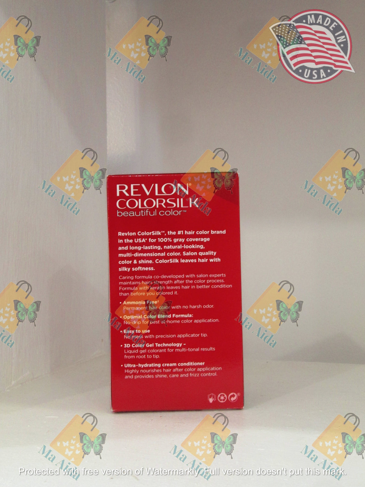 REVLON #57 Permanent color Light Golden Brown ammonia free w/keratin (U.S.A)