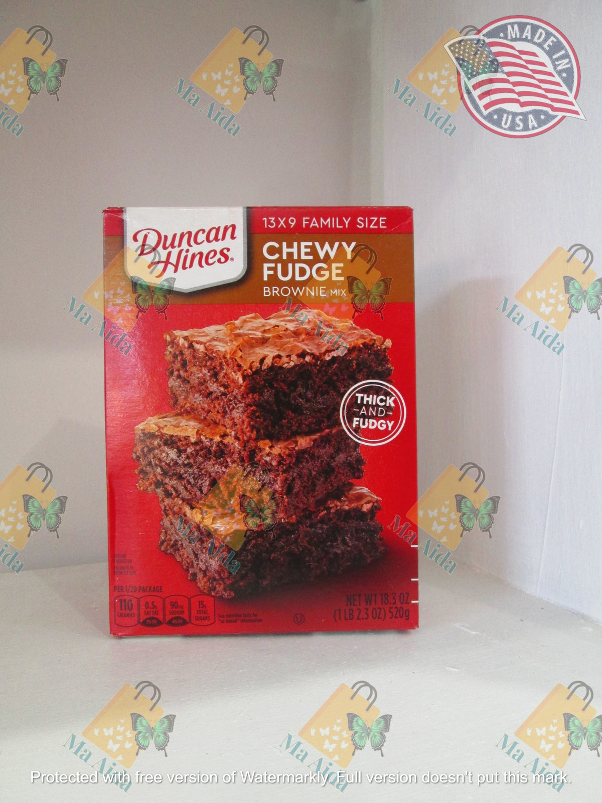 Duncan Hines Chewy Fudge Brownie Mix Family Size (520g)