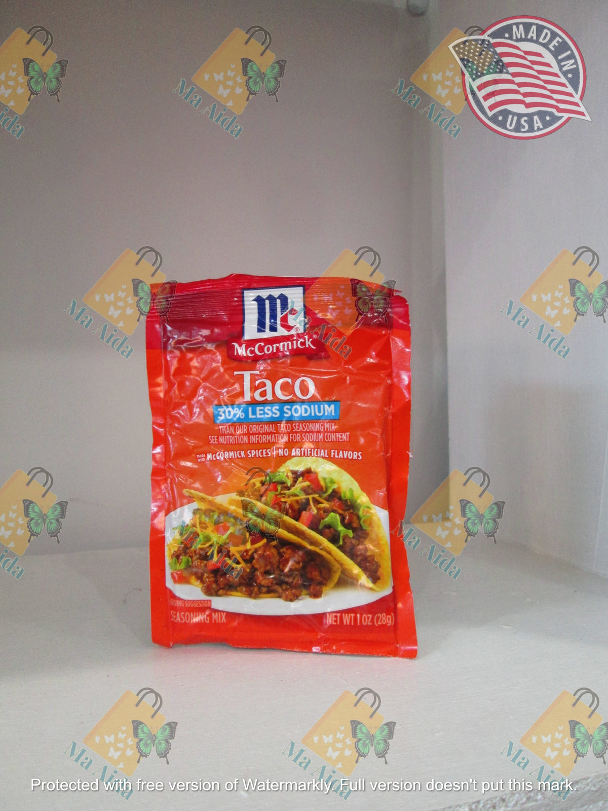 McCormick 30% Less Sodium Taco Seasoning Mix, 1 oz(28g)