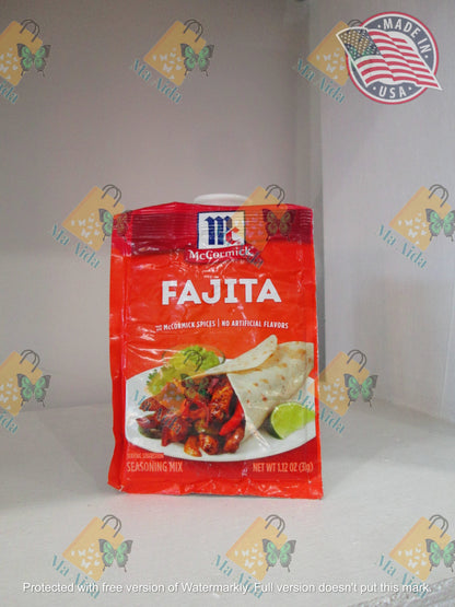 McCormick Fajita Seasoning Mix, 1.12 oz (31g)