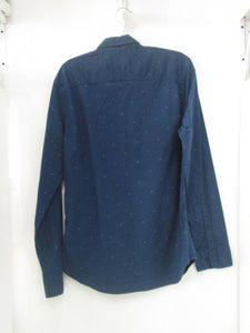 Blue Long Sleeve polo medium size