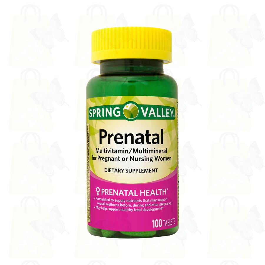 Spring valley Prenatal multivitamin/multimineral for pregnant or nursing women 100 tablets