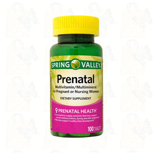 Spring valley Prenatal multivitamin/multimineral for pregnant or nursing women 100 tablets