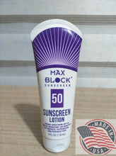 Load image into Gallery viewer, MAX Block Sunscreen 50 lotion paraben free (118ml) U.S.A
