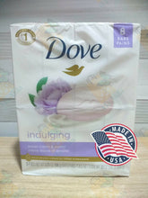 Load image into Gallery viewer, DOVE Indulging sweet cream &amp; peony 8 bar soap 3.75 oz (850g)
