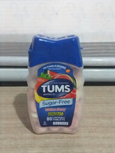 Load image into Gallery viewer, Tums antacid sugar free Melon Berry extra strength 750 (80 chewable tablets)
