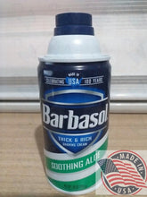 Load image into Gallery viewer, Barbasol Soothing Aloe thick&amp; rich shaving cream (283g)
