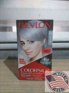 REVLON #82B Permanent hair color Silver Blonde ammmonia free with keratin(U.S.A)