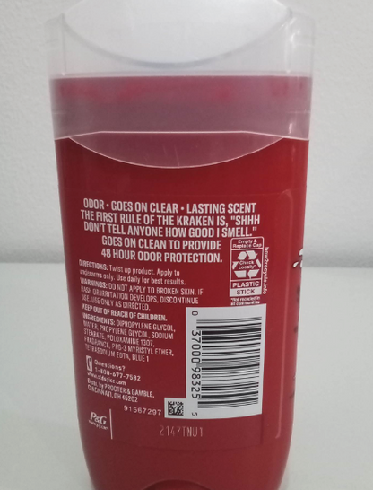 Old Spice Aluminum Free Deodorant for Men, Krakengard, 3.0oz (85g)