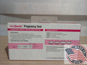 VeriQuick Pregnancy Test easy to use and quick Result in 3 minutes (1 Test)