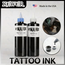 Load image into Gallery viewer, KEWER Tattoo Ink 5/30/60/120/240ML Microblading Pigment Black Tattoo Ink
