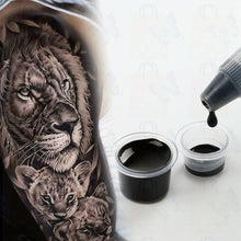 Load image into Gallery viewer, KEWER Tattoo Ink 5/30/60/120/240ML Microblading Pigment Black Tattoo Ink
