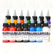 Load image into Gallery viewer, KEWER 30ML Bottle 14 Colors Profession Tattoo Ink Pigments
