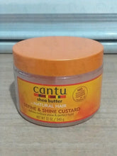 Load image into Gallery viewer, CANTU shea butter natural hair define &amp; shine custard 340g
