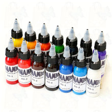 Load image into Gallery viewer, KEWER 30ML Bottle 14 Colors Profession Tattoo Ink Pigments
