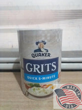 Load image into Gallery viewer, Quaker Grits quick 5- minute 24 oz (680g)
