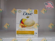 Load image into Gallery viewer, Dove Beauty Bar Glowing Mango Butter and Almond Butter 8 Bar Soap
