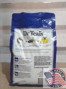 Dr. Teals Pure Epsom Salt soaking solution Black Elderberry w/vit.D & Essential oils 1.36kg