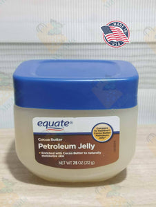 EQUATE Petroleum Jelly cocoa Butter 7.5 oz (212g)