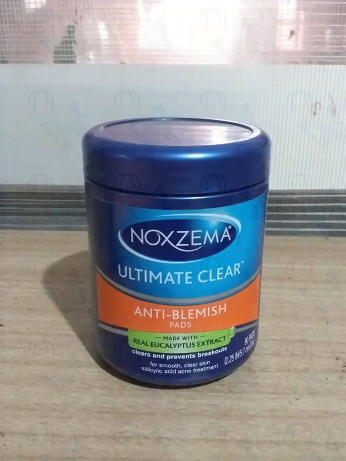 Noxzema Ultimate Clear Anti-blemish Pad Made W/Eucalyptus Extract 90 Pads